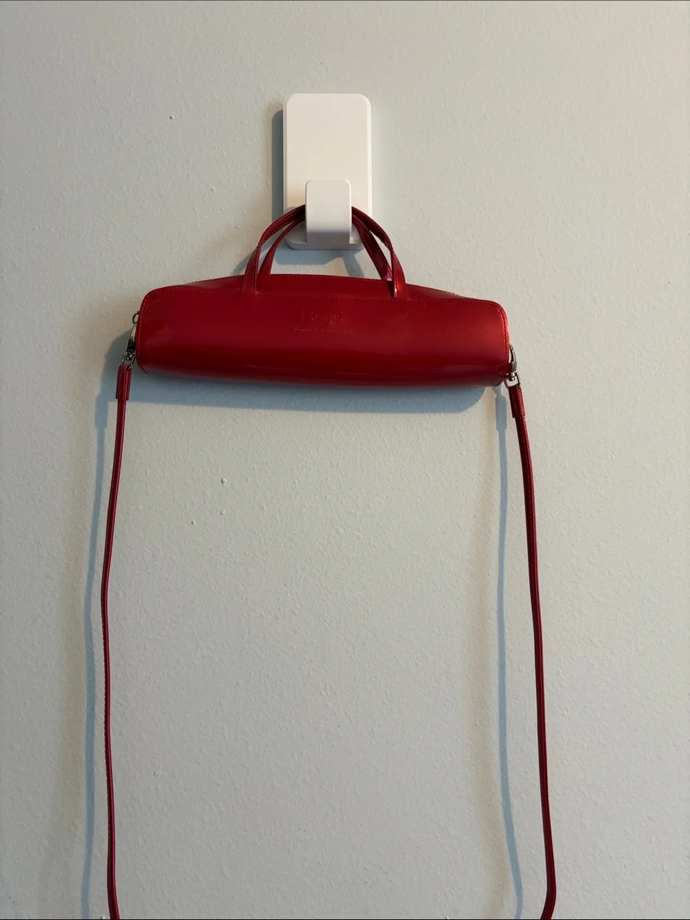 Beijo Red Barrel Crossbody with Top Handles